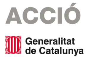 Logo de ACCIÓ y Generalitat de Catalunya